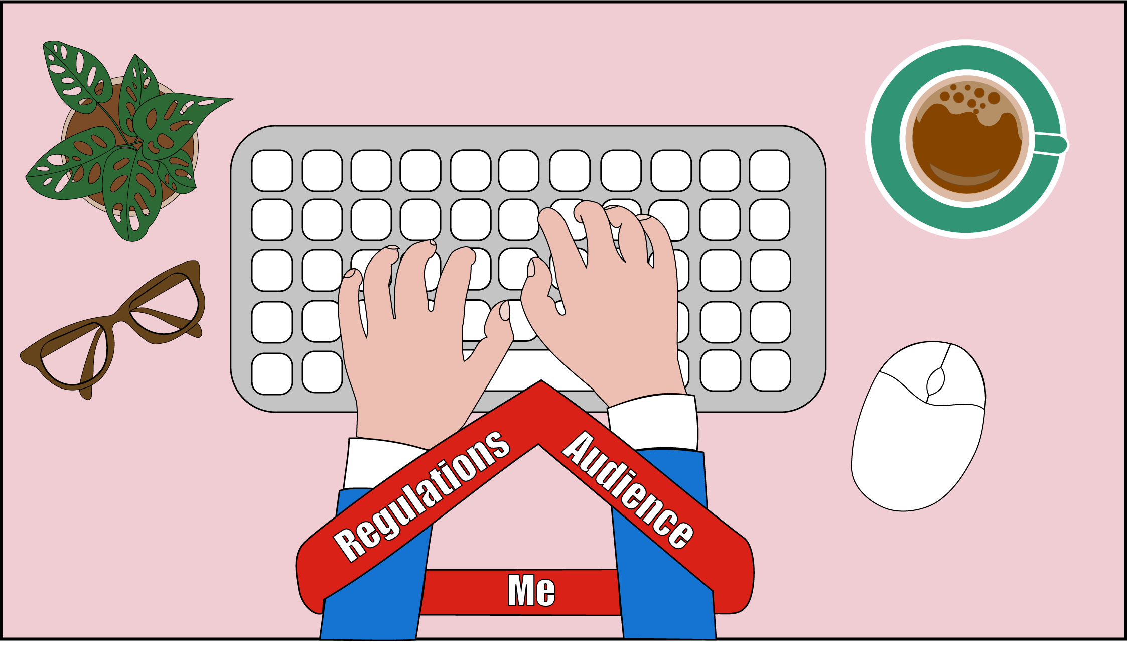 Bizarre writing triangle